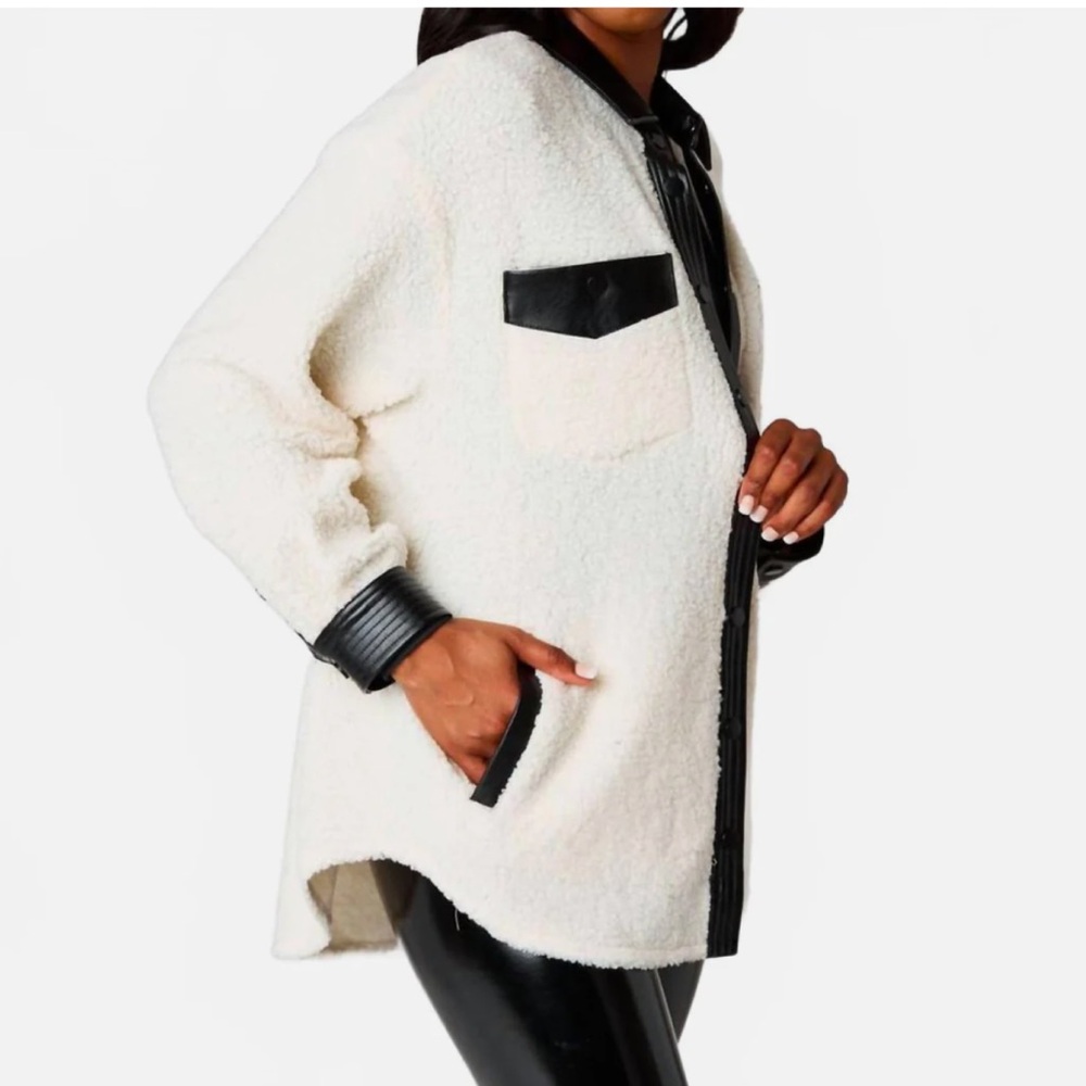 Sherpa Button Up Jacket